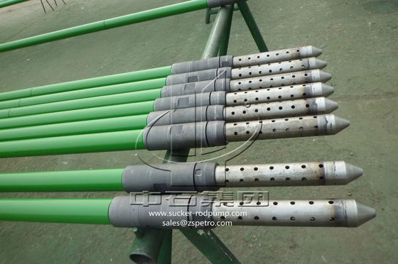 Subsurface Sucker Rod Pump Stroke Length 6-1.5m Thubing Threading 2-3 / 8 